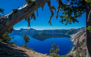 Картинка crater lake, орегон, озеро крейтер, crater lake national park