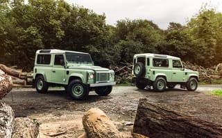 Картинка две, defender 90 heritage, Автомобили, салатовый, range rover