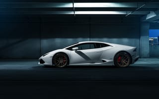 Картинка Lamborghini huracan, hq, White, car