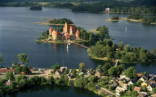 Картинка Тракайский замок в Литве