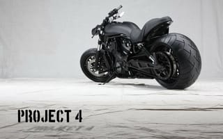 Картинка Черный мотоцикл Project 4