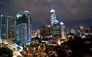 Картинка страны, архитектура, таиланд, ночь, бангкок