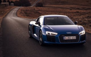 Картинка audi r8, тюнинг, дорога