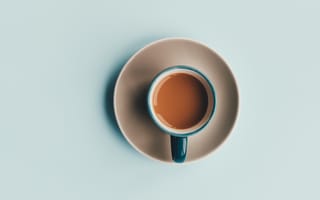 Картинка чашка, кофе, минимализм
