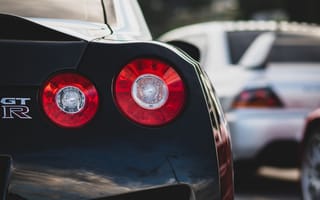 Картинка фара, nissan, gt-r