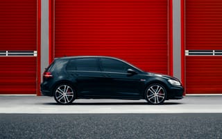 Картинка volkswagen golf, volkswagen, вид сбоку