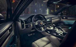 Картинка Кожаный стильный салон Porsche Cayenne Coupe, 2019 года