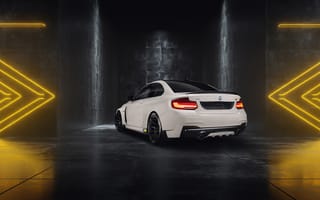 Картинка Белый BMW ICON03, 2019 года вид сзади