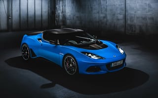 Картинка Синий автомобиль Lotus Evora GT410 Sport