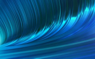 Картинка Голубые абстрактные волны крупным планом
