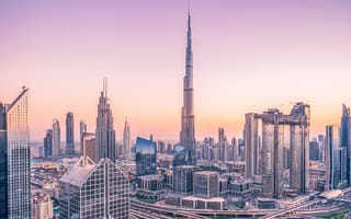 Картинка Небоскребы в районе Даунтаун Дубай, ОАЭ