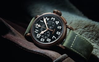 Картинка Стильные мужские наручные часы Zenith Pilot