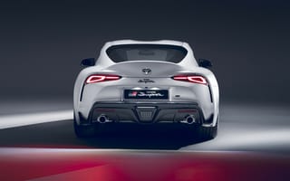 Картинка Автомобиль Toyota GR Supra 2L 2020 года вид сзади