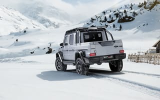 Картинка Автомобиль Brabus 800 Adventure XLP 2020 года в заснеженных горах