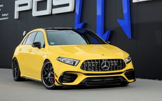 Картинка Желтый автомобиль мерседес Posaidon A 45 RS 525, 2020 года