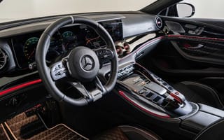 Картинка Черный кожаный салон автомобиля Brabus Rocket 900 One Of Ten Mercedes-AMG GT 63 S 4MATIC+