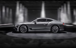 Картинка Автомобиль Bentley Continental GT Speed 2021 года вид сбоку