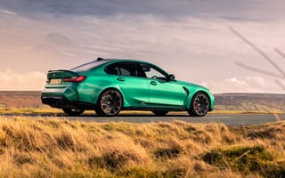 Картинка Автомобиль BMW M3 Competition 2021 года вид сзади