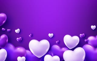 Картинка любовь, романтика, романтический, сердце, фиолетовый