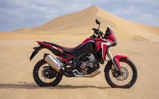 Картинка Мотоцикл Honda CRF1100L Africa Twin, 2020 года в пустыне