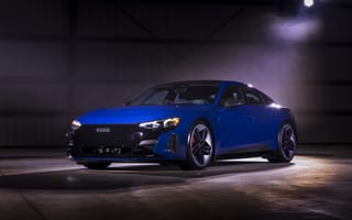 Картинка машины, машина, тачки, авто, автомобиль, транспорт, Audi E-Tron GT Quattro, 2022, синий