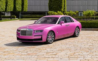 Картинка машины, машина, тачки, авто, автомобиль, транспорт, ROLLS-ROYCE Cullinan, 2021, роллс ройс, роллс-ройс, розовый