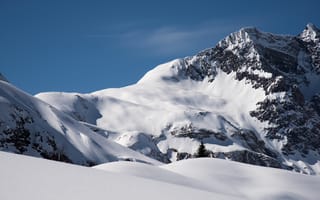 Картинка горы, гора, природа, снег, белый, зима