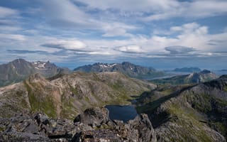 Картинка природа, Лофотенские острова, Норвегия, гора