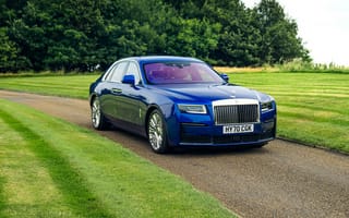 Картинка Rolls-Royce Ghost, Rolls-Royce, машины, машина, тачки, авто, автомобиль, транспорт, синий