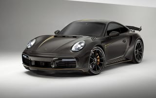 Картинка Porsche 911 Turbo S Stinger GTR Carbon Edition, Porsche 911, Turbo S, Stinger GTR Carbon, Porsche, Порше, машины, машина, тачки, авто, автомобиль, транспорт, черный