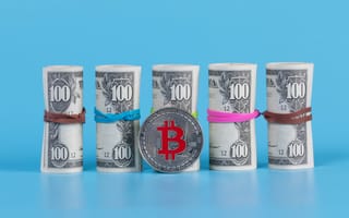 Картинка Bitcoin, биткойн, BTC, доллар США, американский доллар, доллар, USD, валюта, деньги, экономика, финансы