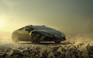 Картинка Lamborghini Huracan, Sterrato, 2023, Lamborghini, Huracan, Ламборджини, Ламборгини, машины, машина, тачки, авто, автомобиль, транспорт, вечер, закат, заход