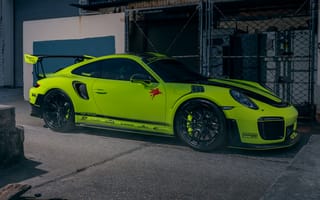 Картинка Porsche 911, GT2 RS, Porsche, Порше, машины, машина, тачки, авто, автомобиль, транспорт, спорткар, спортивный