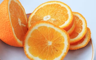 Картинка апельсин, цитрус, фрукт, фрукты, ломтик, оранжевый