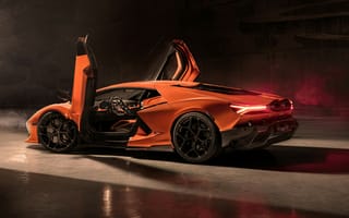 Картинка Lamborghini, Revuelto, 2023, Ламборджини, Ламборгини, люкс, дорогая, машины, машина, тачки, авто, автомобиль, транспорт, оранжевый