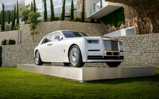 Картинка Rolls-Royce Phantom, Rolls-Royce, Ghost, Роллс Ройс, люкс, машины, машина, тачки, авто, автомобиль, транспорт, белый