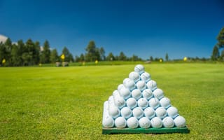 Картинка гольф, мяч, шар, поле, спорт, спортивный