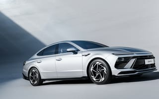 Картинка Hyundai, Sonata, 2023, Хюндай, машины, машина, тачки, авто, автомобиль, транспорт, белый