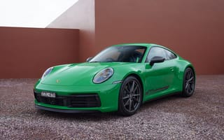 Картинка Porsche Carrera, Porsche, Carrera, Порше, Карера, 2023, машины, машина, тачки, авто, автомобиль, транспорт, зеленый