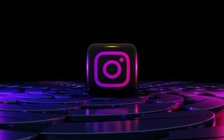 Картинка instagram, инстаграм, разные, лого, логотип, 3д, 3d, рендеринг, дизайн
