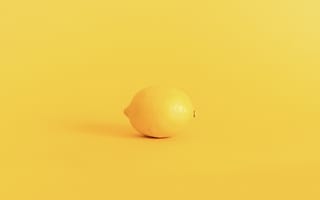 Картинка лимон, цитрус, фрукт, кислый, фрукты, желтый