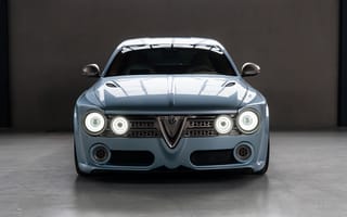 Картинка Alfa Romeo, Альфа Ромео, машины, машина, тачки, авто, автомобиль, транспорт, вид спереди, спереди, фара
