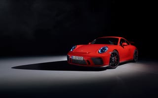 Картинка Porsche 911, Porsche, Порше 911, GT3, Порше, машины, машина, тачки, авто, автомобиль, транспорт, красный