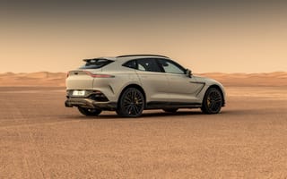 Картинка Aston Martin, Астон Мартин, DBX 707, спорткар, машины, машина, тачки, авто, автомобиль, транспорт, вид сбоку, сбоку, пустыня, песок, песчаный