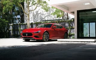 Картинка Maserati, Мазерати, Ghibli, Trofeo, машины, машина, тачки, авто, автомобиль, транспорт, красный