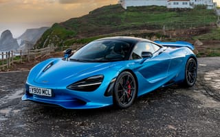 Картинка McLaren, Макларен, 750S, Coupe, машины, машина, тачки, авто, автомобиль, транспорт, купе, спорткар, спортивный, синий