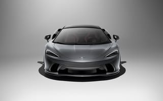 Картинка McLaren, Макларен, GTS, 2024, машины, машина, тачки, авто, автомобиль, транспорт, вид спереди, спереди, серый, серебристый