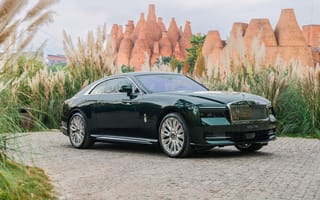 Картинка Rolls-Royce, Роллс Ройс, Spectre, машины, машина, тачки, авто, автомобиль, транспорт, вид сбоку, сбоку