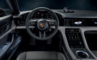 Картинка Porsche Taycan, Porsche, Taycan, Порше Тайкан, Порше, Тайкан, купе, спорткар, машины, машина, тачки, авто, автомобиль, транспорт, салон