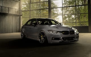 Картинка BMW, бмв, F30, машины, машина, тачки, авто, автомобиль, транспорт, серый, серебристый